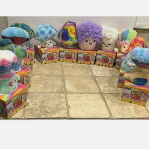 Lot Of 12 Living On The Veg Mushroom Plush Russ Kellytoy Series - Full Set